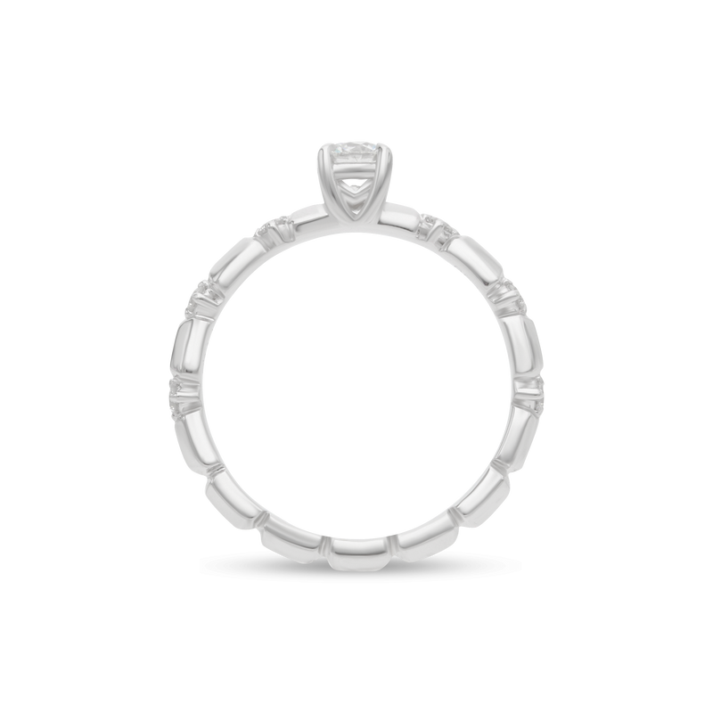 Lev Solitaire Ring