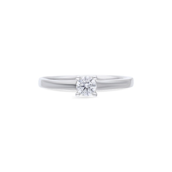 Viola Solitaire Ring
