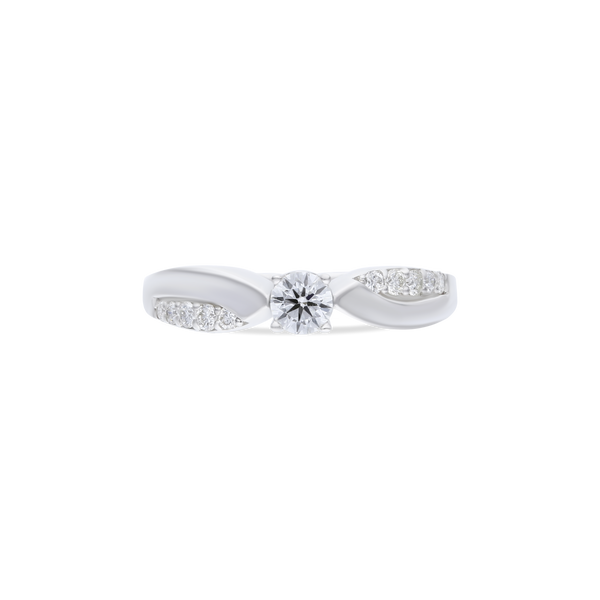 Magnolia Solitaire Ring (PRE ORDER)