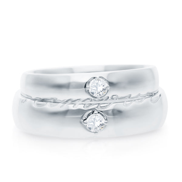 Amour - Secreto Wedding Ring for Bride (Pre Order)